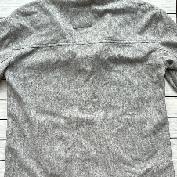 Abercrombie & Fitch Mens Wool Blend Heavy Shirt Grey size XL - Picture 4 of 6